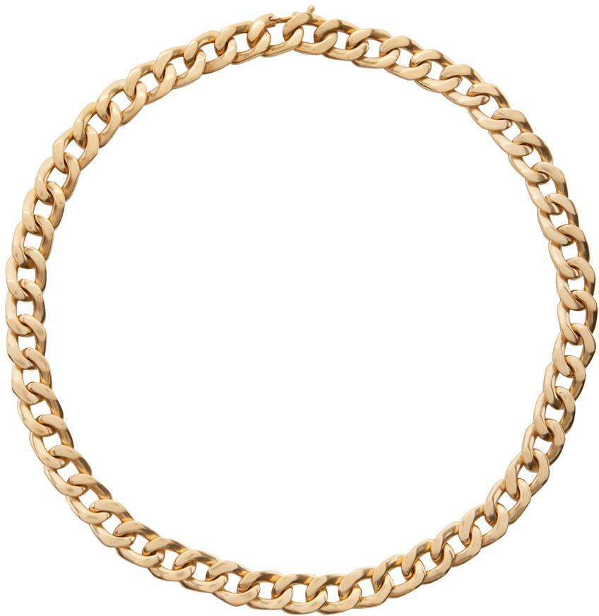 商品MAISON MARGIELA|Gold Chain Necklace,价格¥10511,第1张图片