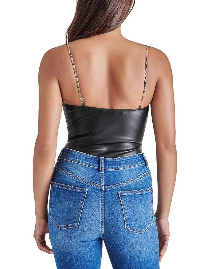 商品Steve Madden|Haven Faux Leather Chain Strap Bodysuit,价格¥132,第2张图片详细描述