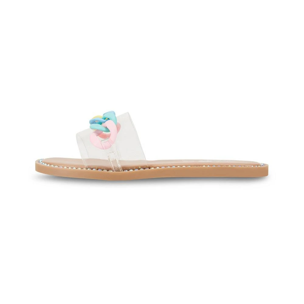商品Vince Camuto|Little Girls Studded Open Toe Slide Sandals with Clear Jelly Strap,价格¥335,第3张图片详细描述