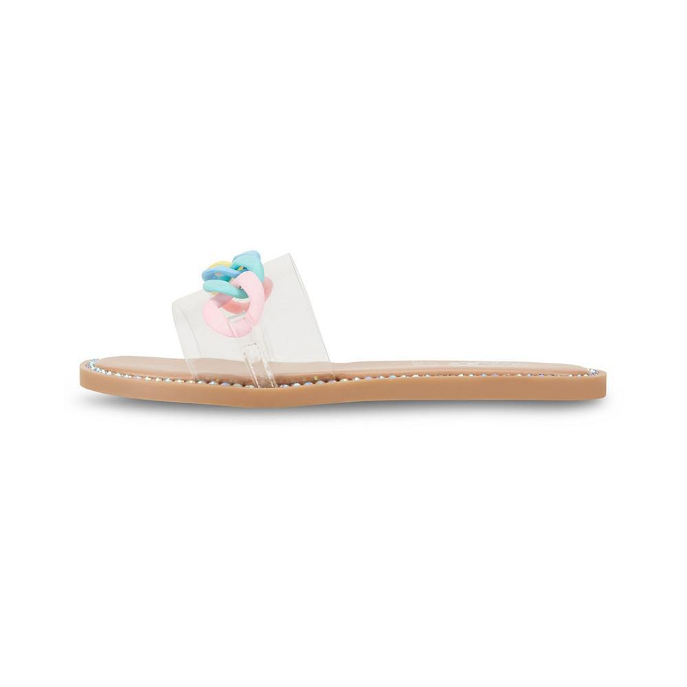 商品Vince Camuto|Little Girls Studded Open Toe Slide Sandals with Clear Jelly Strap,价格¥331,第5张图片详细描述