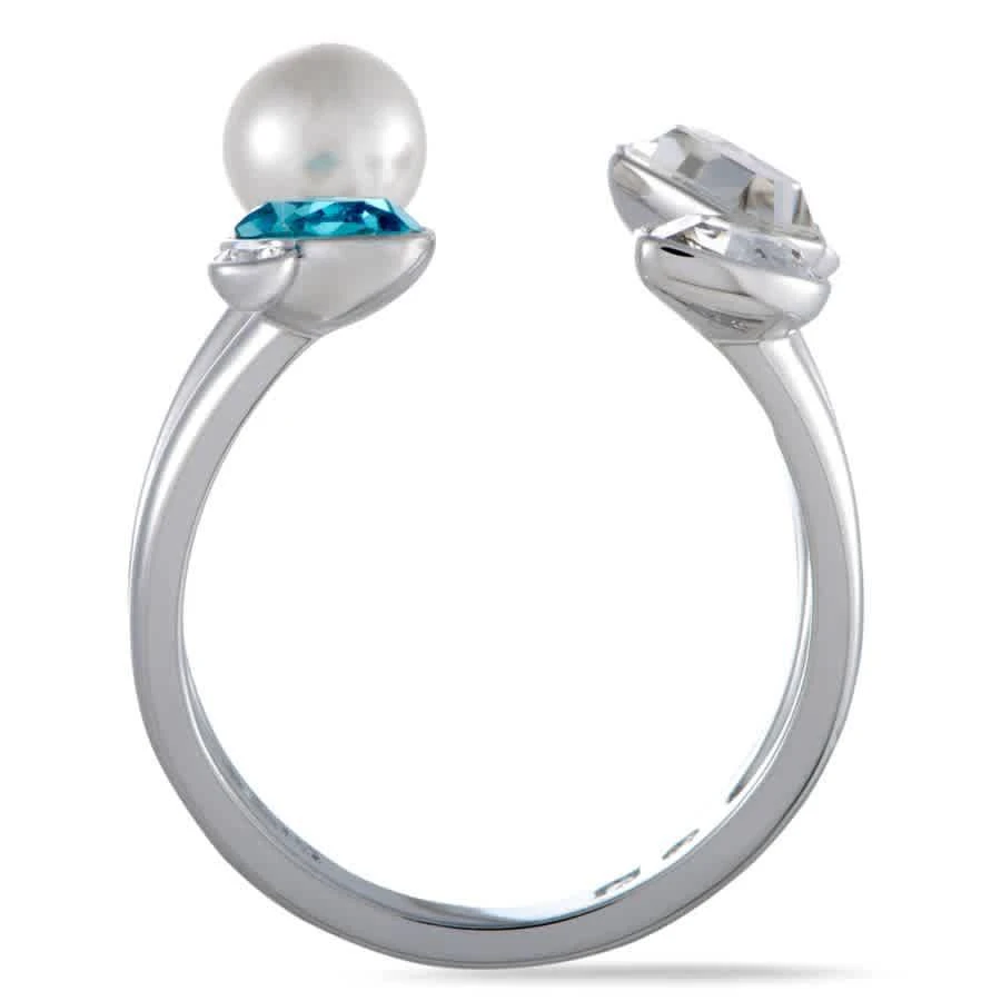 商品Swarovski|Swarovski Extra Crystals and Pearl Large Open Top Ring,价格¥217,第2张图片详细描述