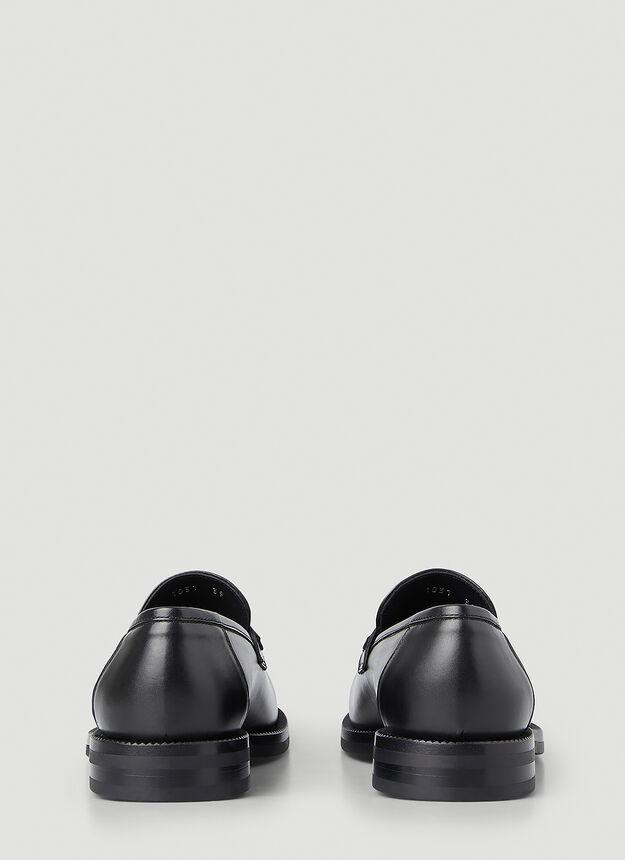 Martine Rose]Bulb Toe Loafers in Black 100% 皮革价格¥2990 | 别样海外购