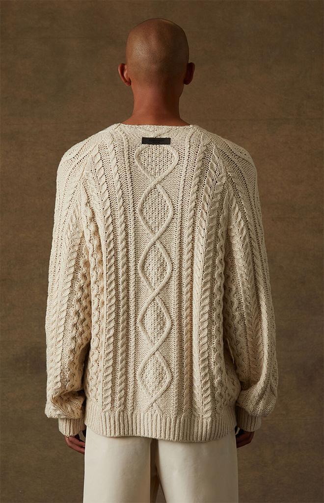 商品Essentials|Egg Shell Cable Knit Sweater,价格¥1189,第6张图片详细描述