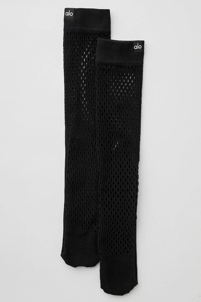 商品Alo|Women's Mesh Up Sock - Black,价格¥120,第4张图片详细描述