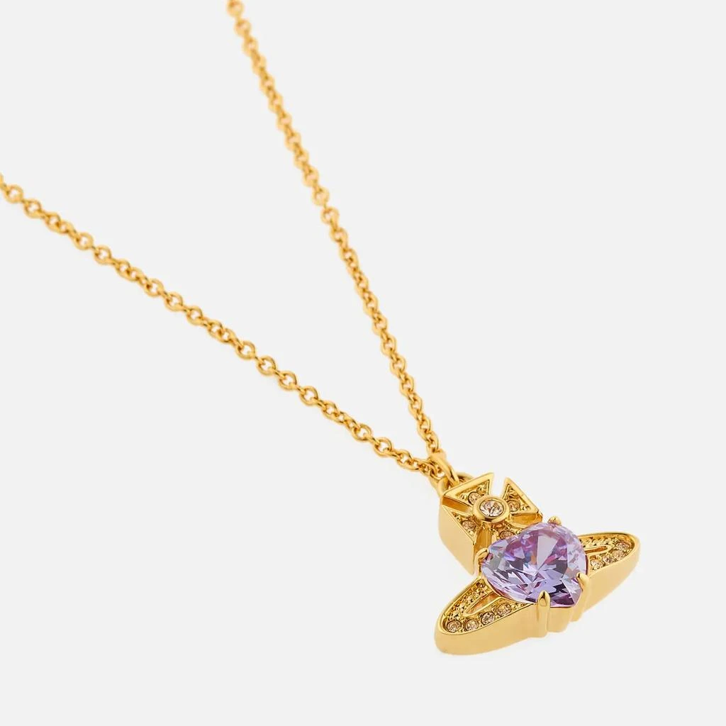 商品Vivienne Westwood|Vivienne Westwood Ariella Gold-Tone Cubic Zirconia Pendant Necklace,价格¥1034,第3张图片详细描述