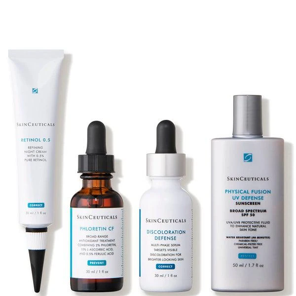 商品SkinCeuticals|SkinCeuticals Brightening Vitamin C & Retinol Skin System Routine Kit ($420.00 Value),价格¥2660,第2张图片详细描述