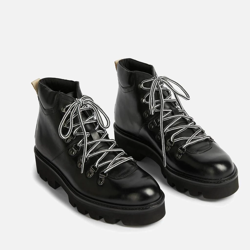 商品Ted Baker London|TED BAKER WOMEN'S AMMELLA LEATHER HIKING STYLE BOOTS - BLACK,价格¥588,第2张图片详细描述