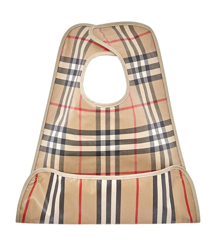 商品Burberry|Vintage Check and Icon Stripe Bib,价格¥617,第1张图片