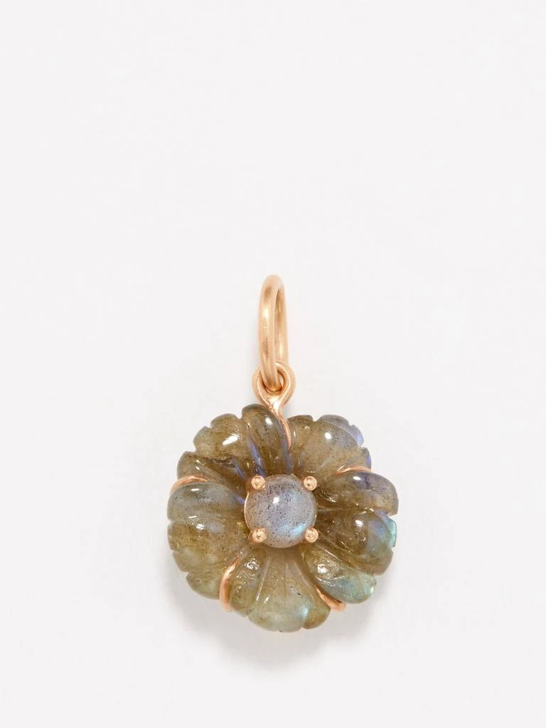 商品Irene Neuwirth|Tropical Flower labradorite & 18kt gold charm,价格¥25601,第1张图片