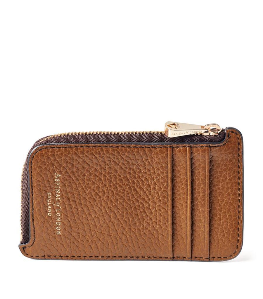 商品Aspinal of London|Small Leather Zipped Card Holder,价格¥530,第1张图片