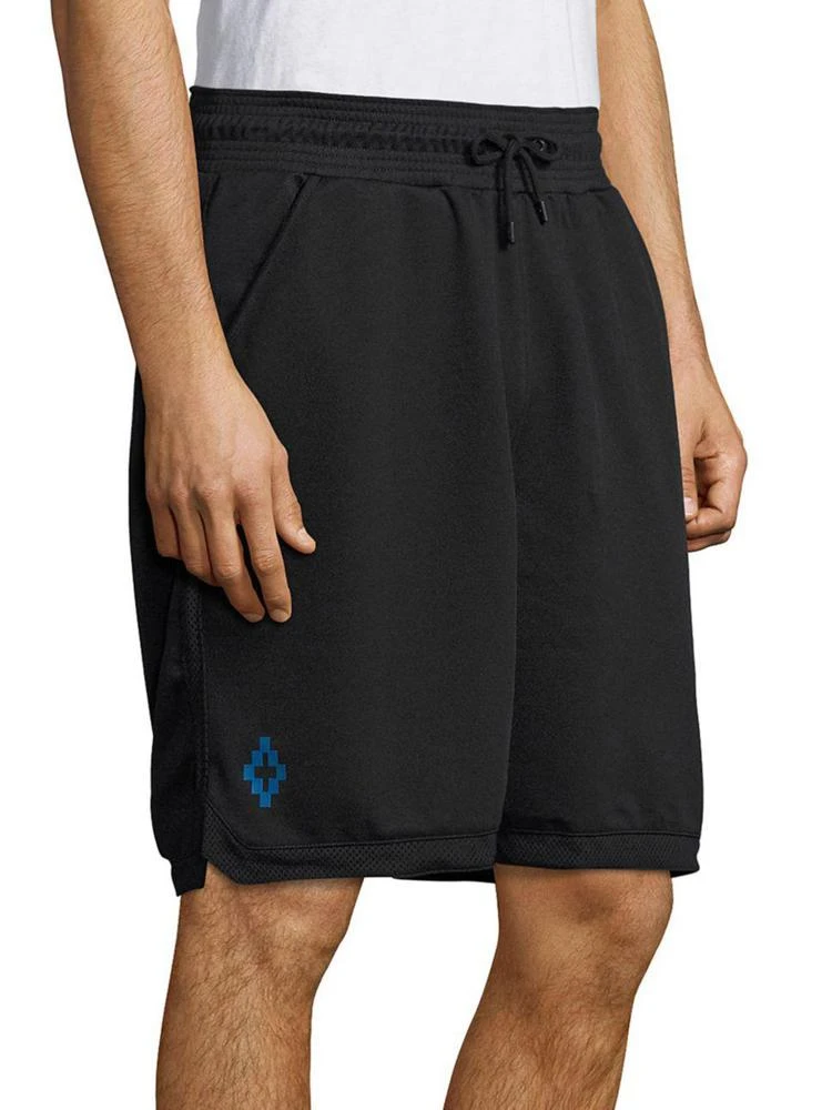 商品Marcelo Burlon|Mesh-Trim Drawstring Shorts,价格¥597,第3张图片详细描述