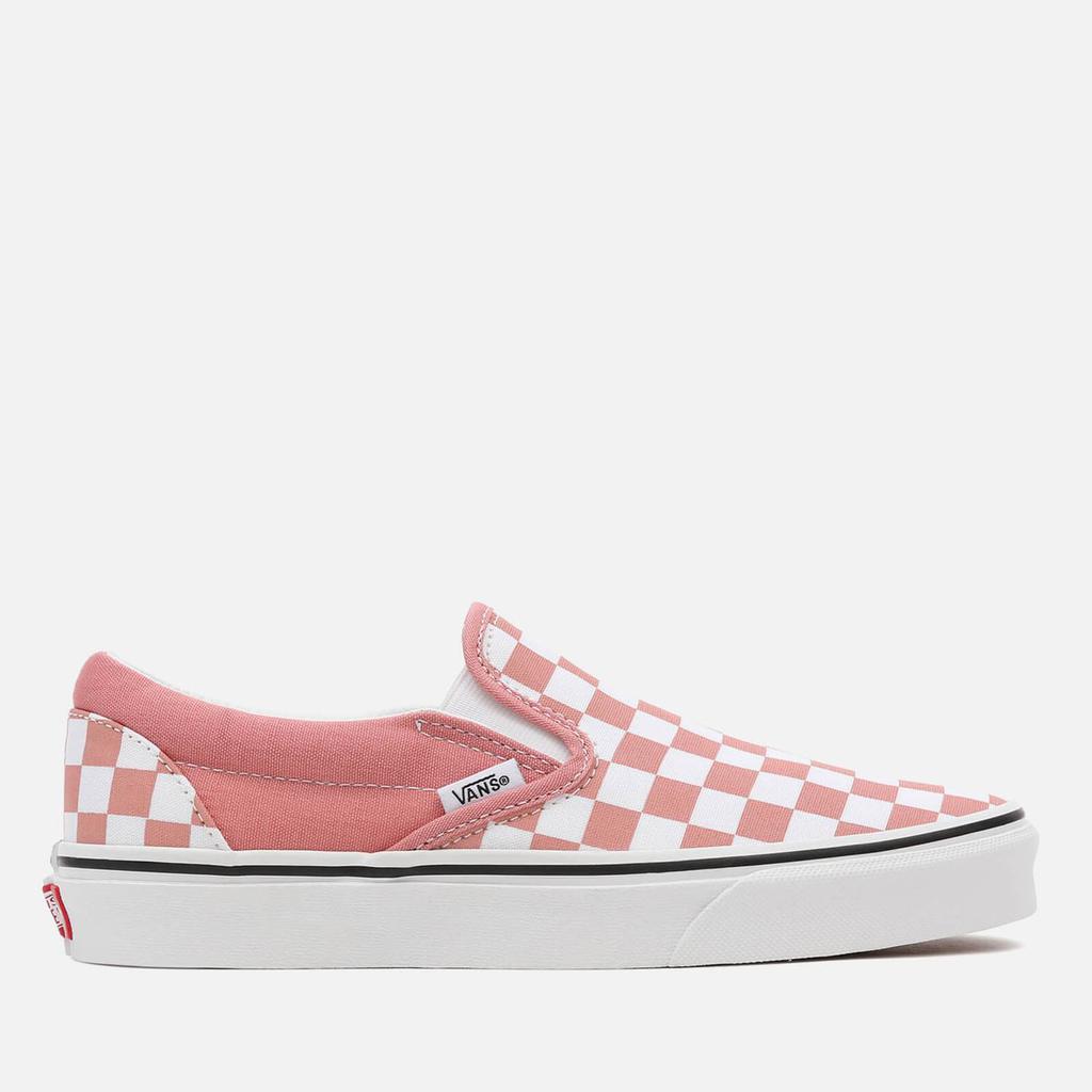 Vans Women's Checkerboard Classic Slip-On Trainers - Rosette/True White商品第1张图片规格展示