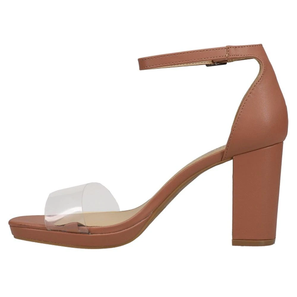 商品Chinese Laundry|Teri Clear Strap Platform Sandals,价格¥294,第3张图片详细描述