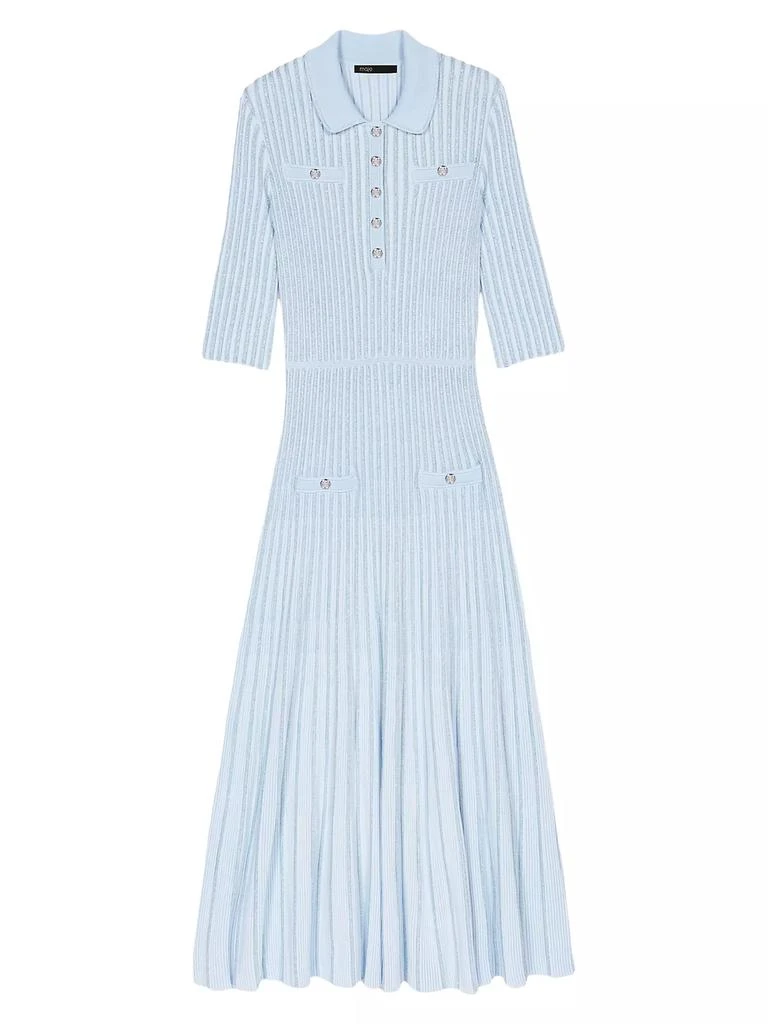 商品Maje|Rib Knit Midi Dress,价格¥3507,第1张图片