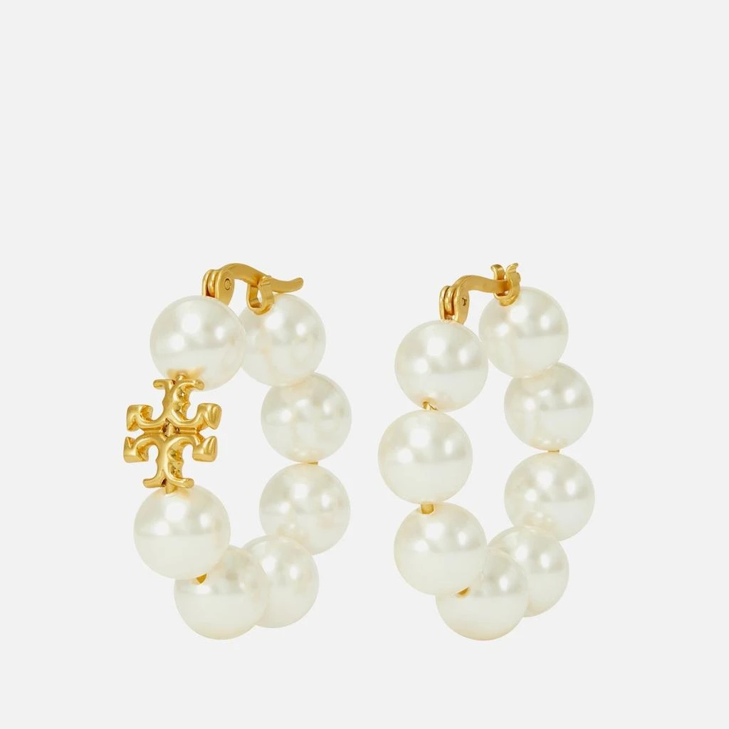 商品Tory Burch|Tory Burch Kira 18K Gold-Plated Faux Pearl Earrings,价格¥1693,第1张图片