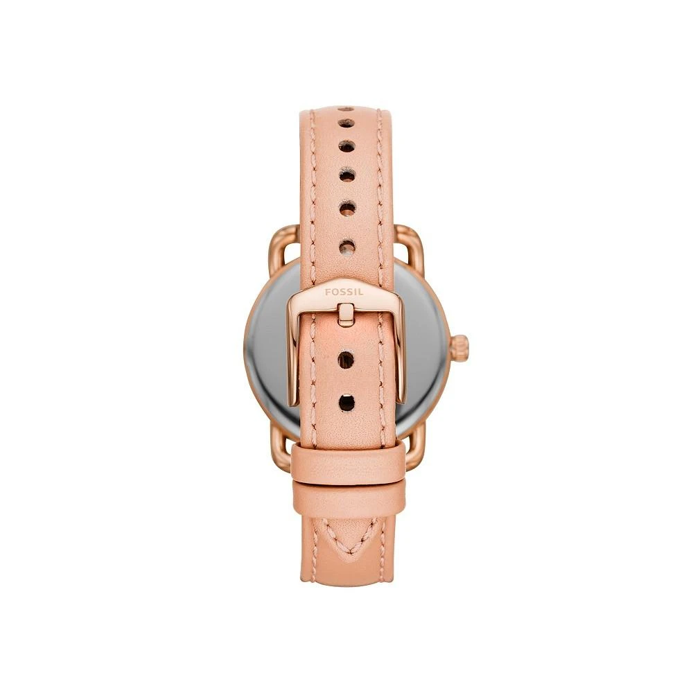 商品Fossil|Women's Copeland Blush Leather Strap Watch 34mm,价格¥674,第3张图片详细描述