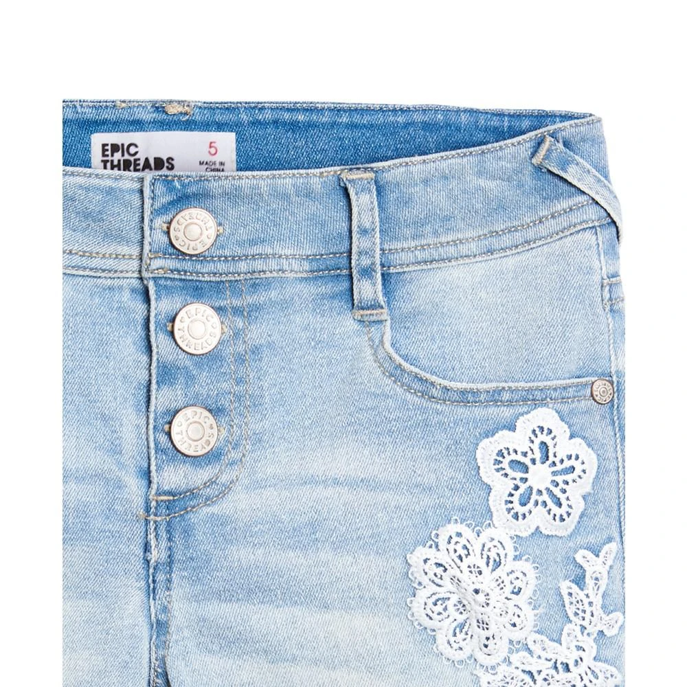 商品Epic Threads|Toddler Girls Denim Shorts, Created For Macy's,价格¥102,第5张图片详细描述