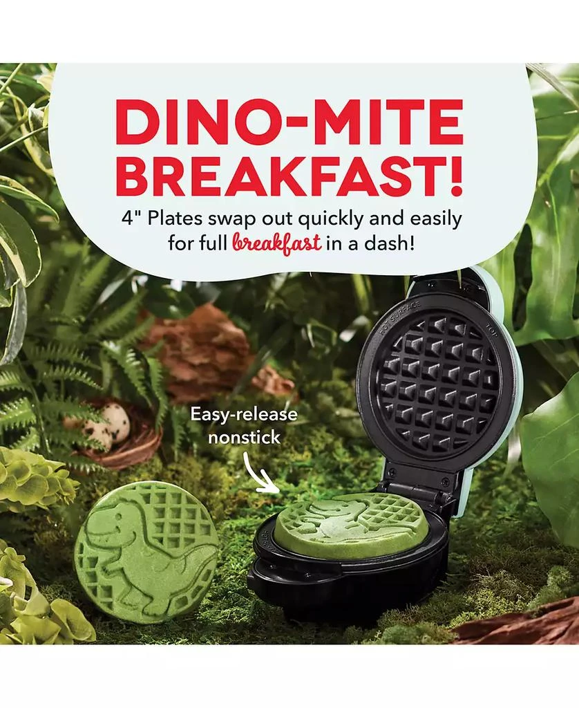 商品Dash|MultiMaker™ Waffle & Griddle Mini System with Removable Plates,价格¥226,第3张图片详细描述