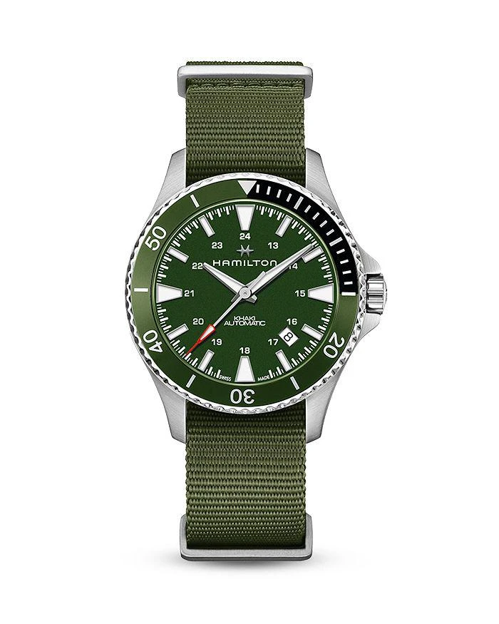 商品Hamilton|Scuba Khaki Field Watch, 40mm,价格¥5920,第1张图片详细描述