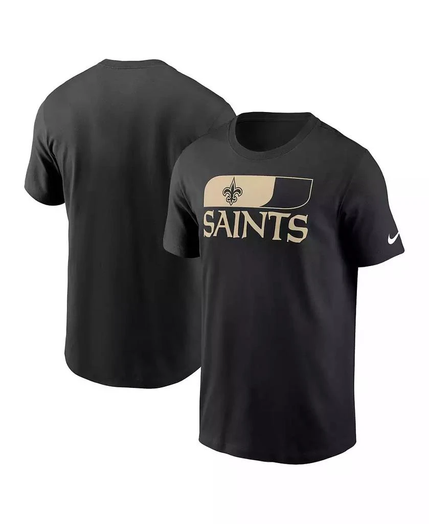 商品NIKE|Men's Black New Orleans Saints Air Essential T-Shirt,价格¥261,第1张图片