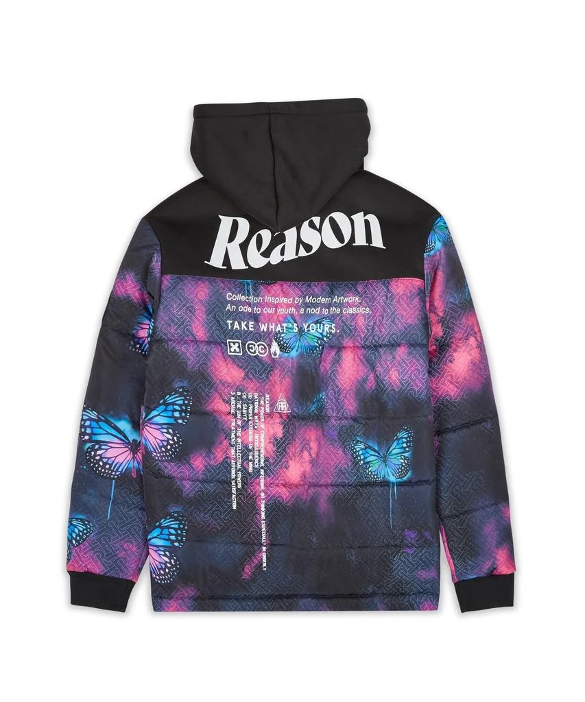 商品Reason Clothing|Butterfly Hybrid Logo Jacket With Hoodie,价格¥445,第4张图片详细描述