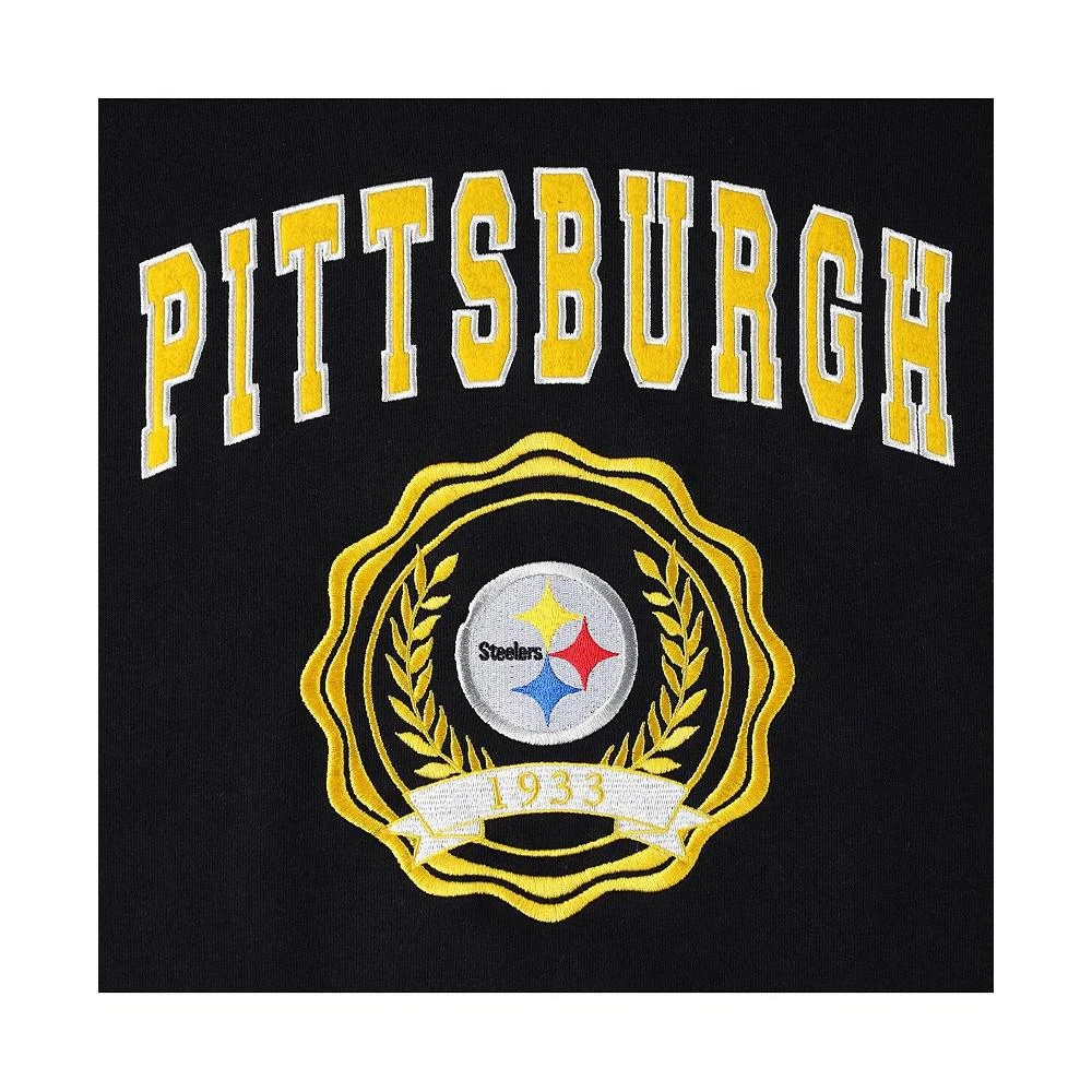 商品Tommy Hilfiger|Women's Black Pittsburgh Steelers Becca Drop Shoulder Pullover Hoodie,价格¥505,第2张图片详细描述