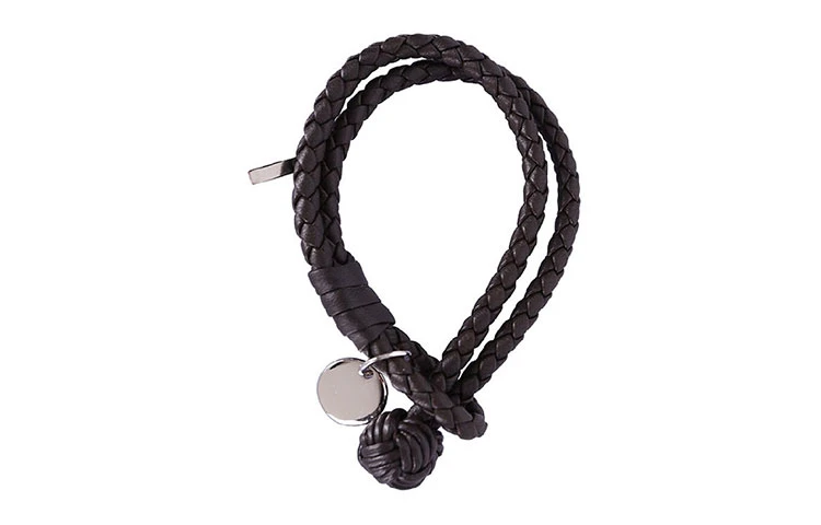 商品[国内直发] Bottega Veneta|葆蝶家 双层叠戴设计 999银 手链 男女同款情侣款,价格¥3563,第4张图片详细描述