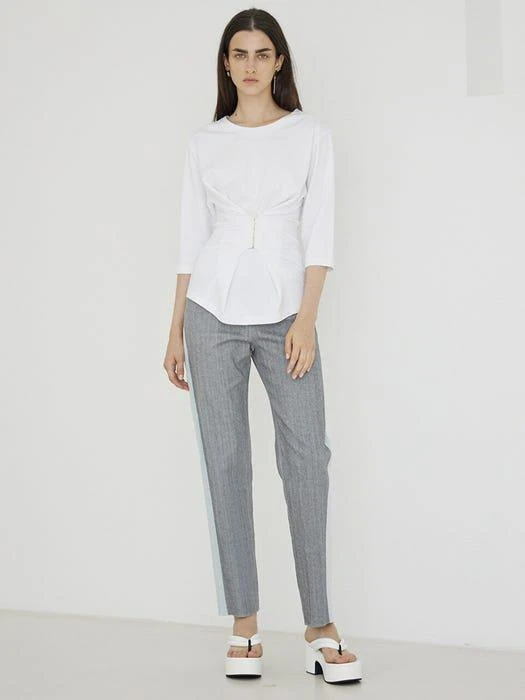 商品EKHON|EKHON Waist Corset Top (Soft White),价格¥491,第1张图片