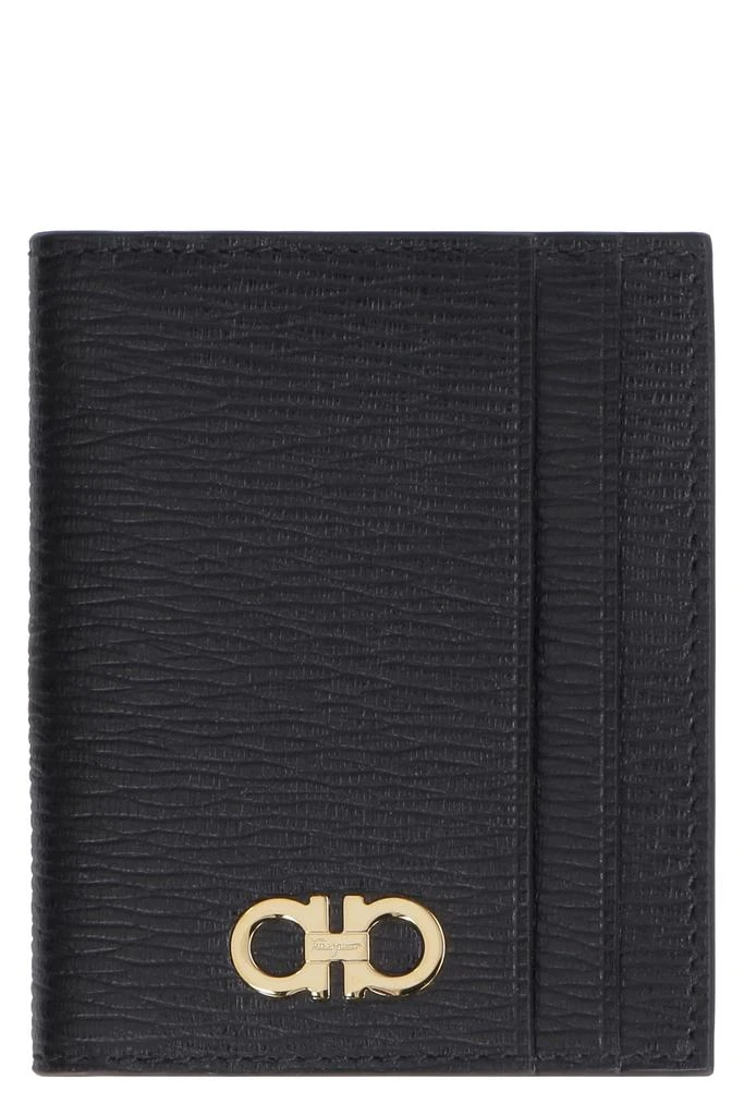 商品Salvatore Ferragamo|GANCINI LEATHER CARD HOLDER,价格¥1910,第1张图片