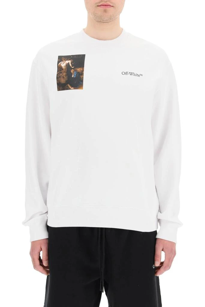 商品Off-White|Off-white caravaggio print sweatshirt,价格¥2425,第2张图片详细描述