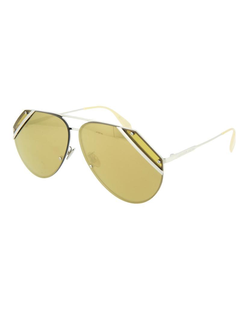 商品Alexander McQueen|Alexander McQueen Aviator Sunglasses,价格¥1273,第4张图片详细描述