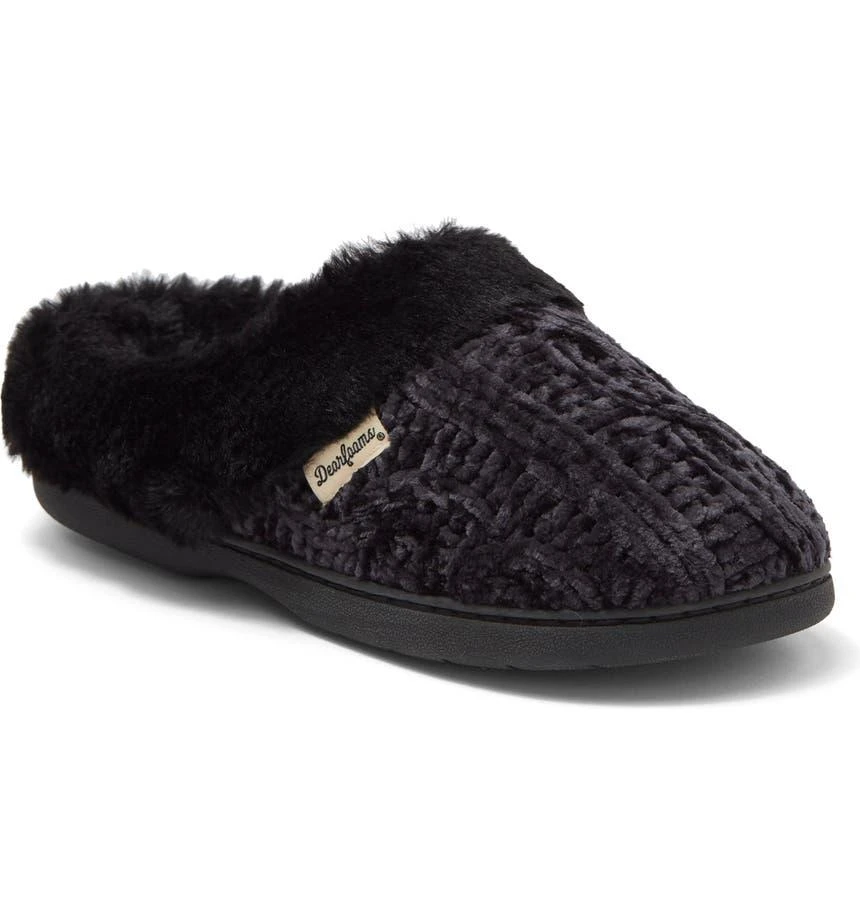 商品Dear Foams|Claire Chenille Knit & Faux Fur Slipper,价格¥140,第1张图片