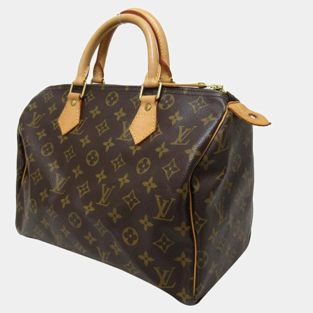 商品[二手商品] Louis Vuitton|Louis Vuitton Brown Monogram Canvas Speedy 30 Satchel Bag ,价格¥7201,第2张图片详细描述
