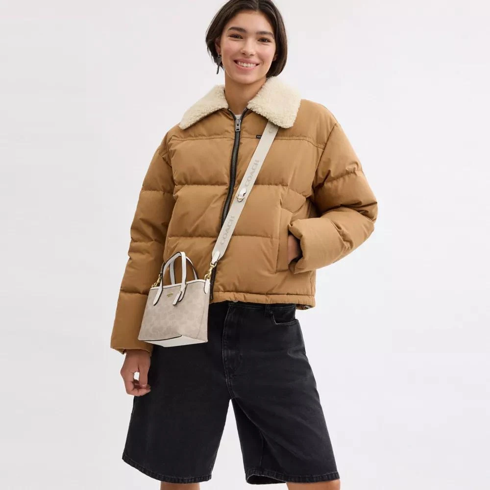 商品Coach|City Mini Tote Bag In Signature Canvas,价格¥1058,第2张图片详细描述
