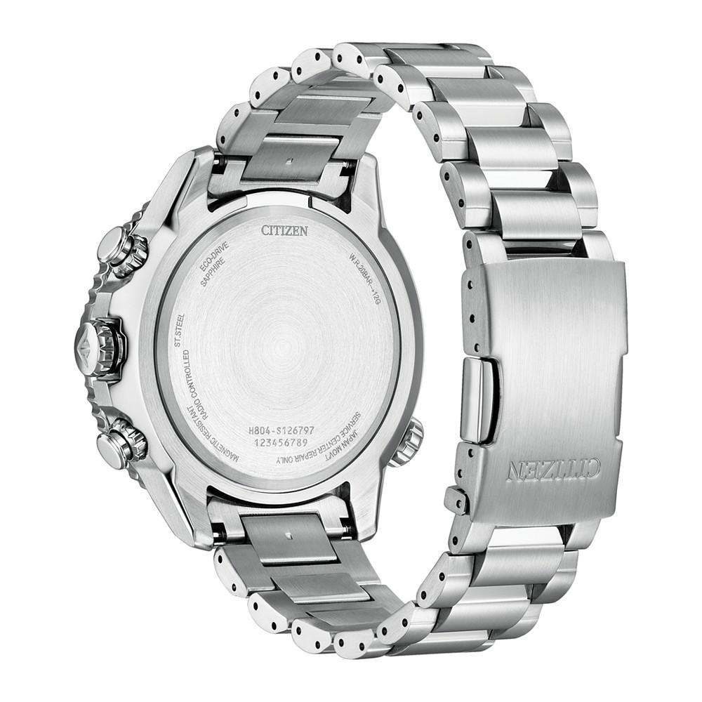 Men's Chronograph Promaster Navihawk Stainless Steel Bracelet Watch 48mm商品第3张图片规格展示