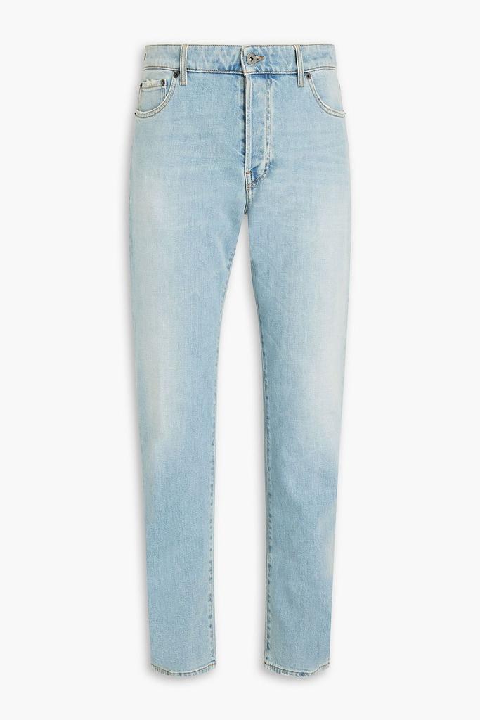Tapered faded denim jeans商品第1张图片规格展示