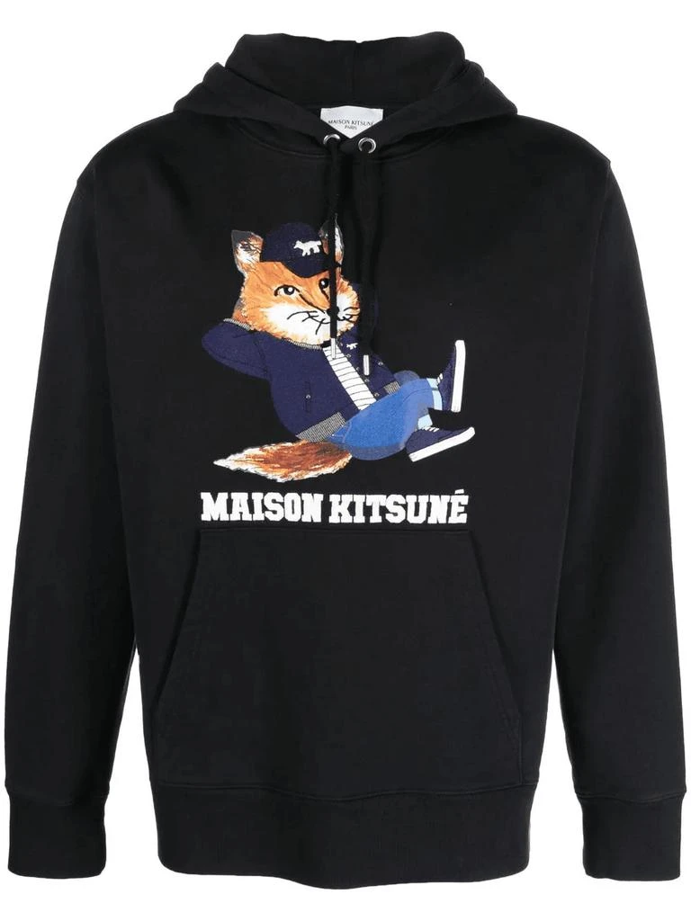 商品Maison Kitsune|MAISON KITSUNÉ graphic-print hoodie,价格¥1070,第1张图片