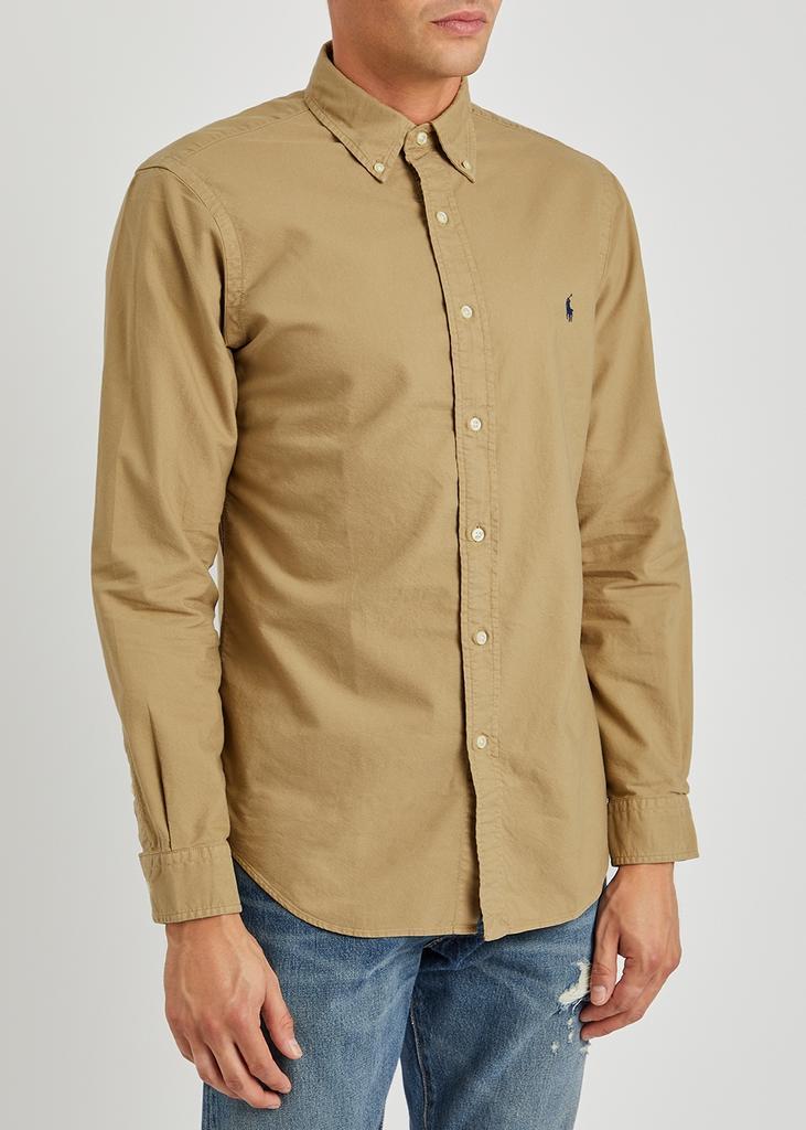 商品Ralph Lauren|Camel cotton Oxford shirt,价格¥1016,第4张图片详细描述