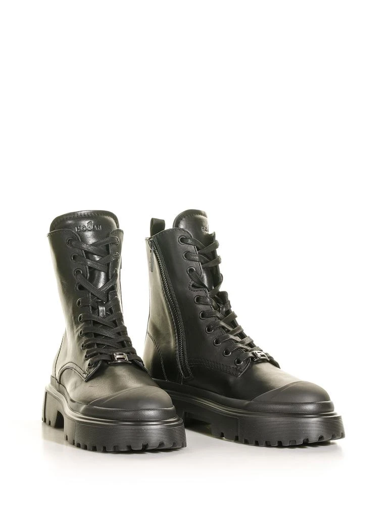 商品hogan|Amphibian H619 Combat Boots,价格¥3200,第2张图片详细描述