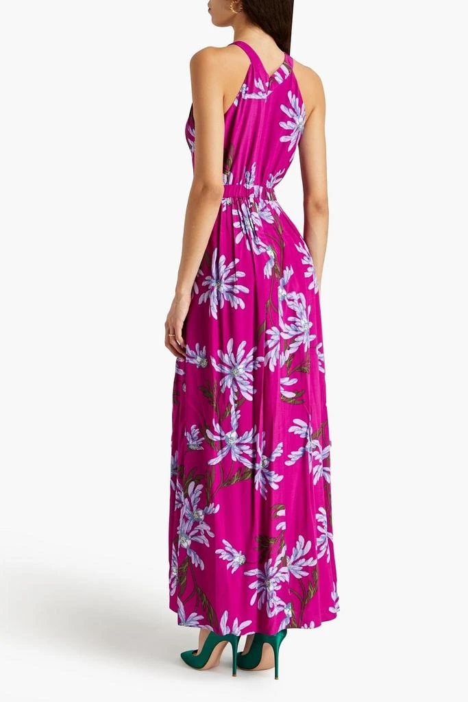 商品Diane von Furstenberg|Ziva floral-print crepe de chine maxi dress,价格¥1153,第3张图片详细描述