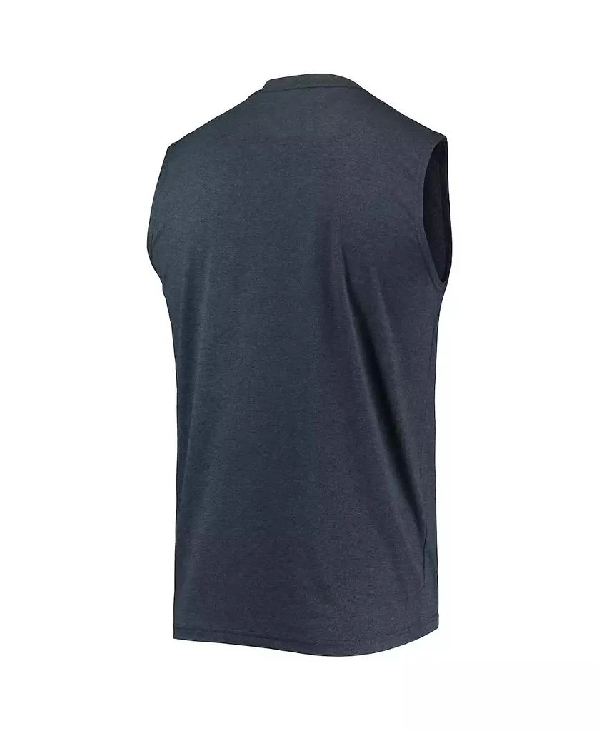 商品New Era|Men's Heathered Navy Milwaukee Brewers Muscle Tank Top,价格¥264,第3张图片详细描述