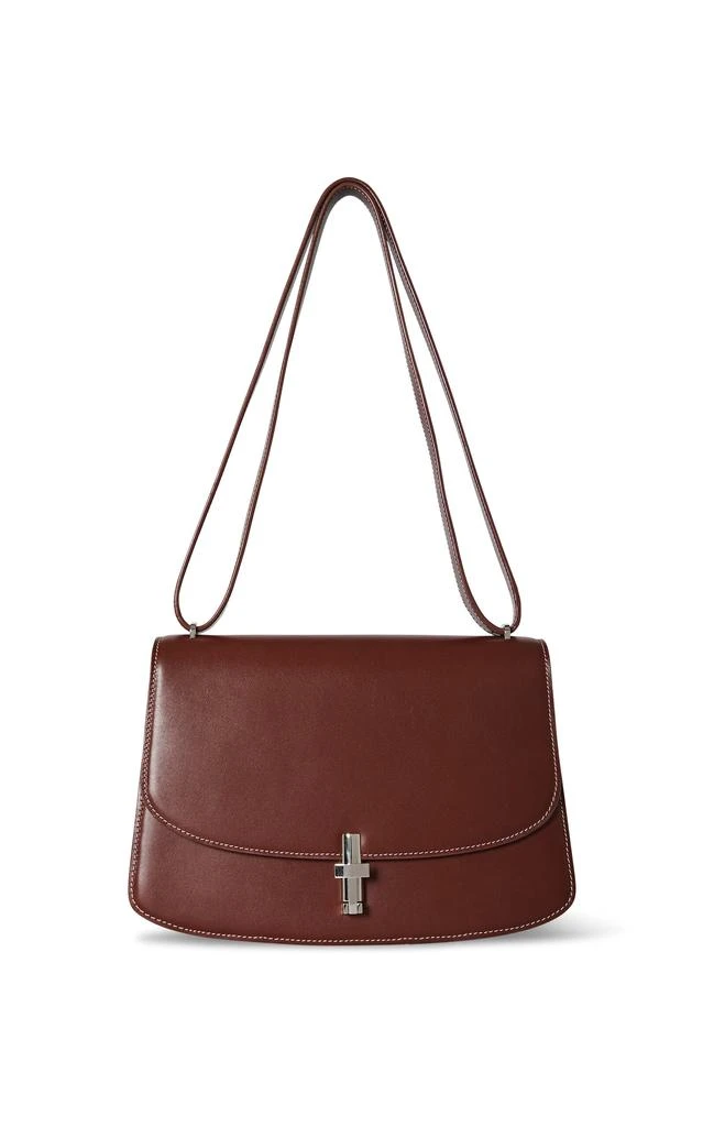 商品The Row|The Row - Sofia 10 Leather Shoulder Bag - Brown - OS - Moda Operandi,价格¥33969,第1张图片