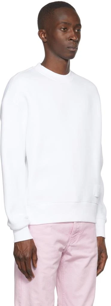 商品AMI|White Cotton Sweatshirt,价格¥577,第2张图片详细描述