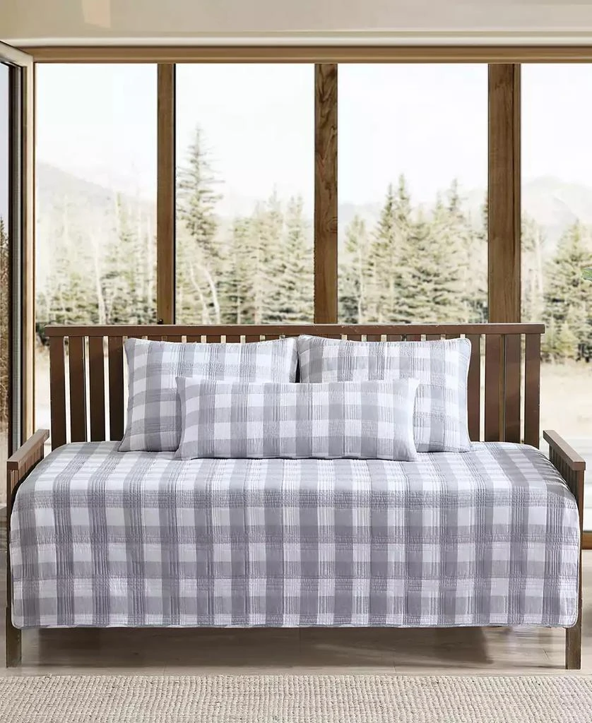 商品Eddie Bauer|CLOSEOUT! Lakehouse Plaid Daybed Bonus Set, 4 Piece,价格¥958,第2张图片详细描述