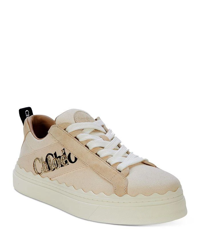 商品Chloé|Women's Lauren Logo Low Top Platform Sneakers ,价格¥1830,第1张图片