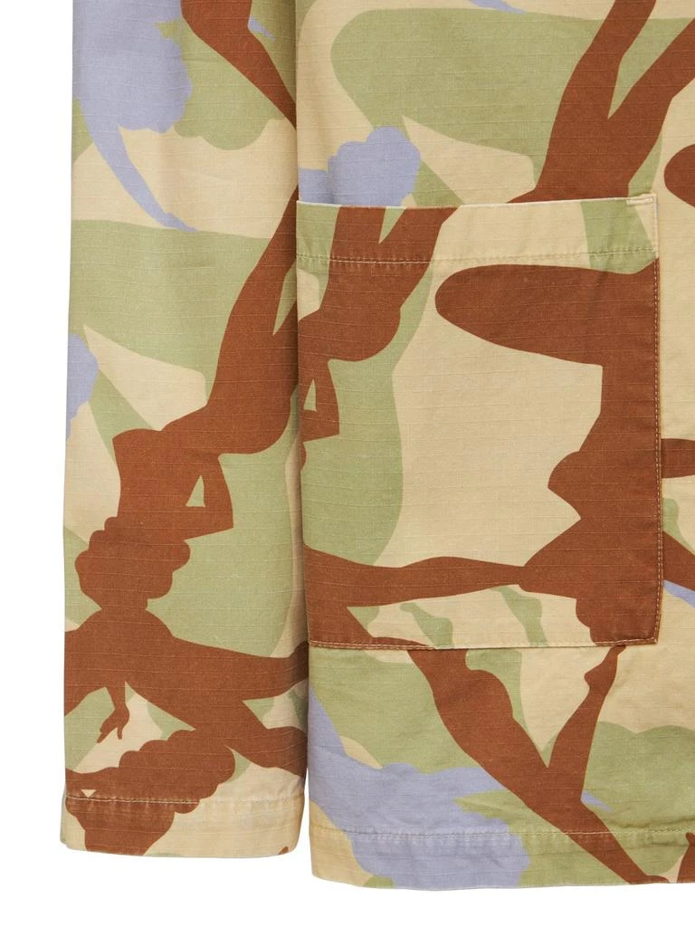 商品A NEW BRAND|Camo Pin Up Printed Cotton Combat Jacket,价格¥614,第4张图片详细描述