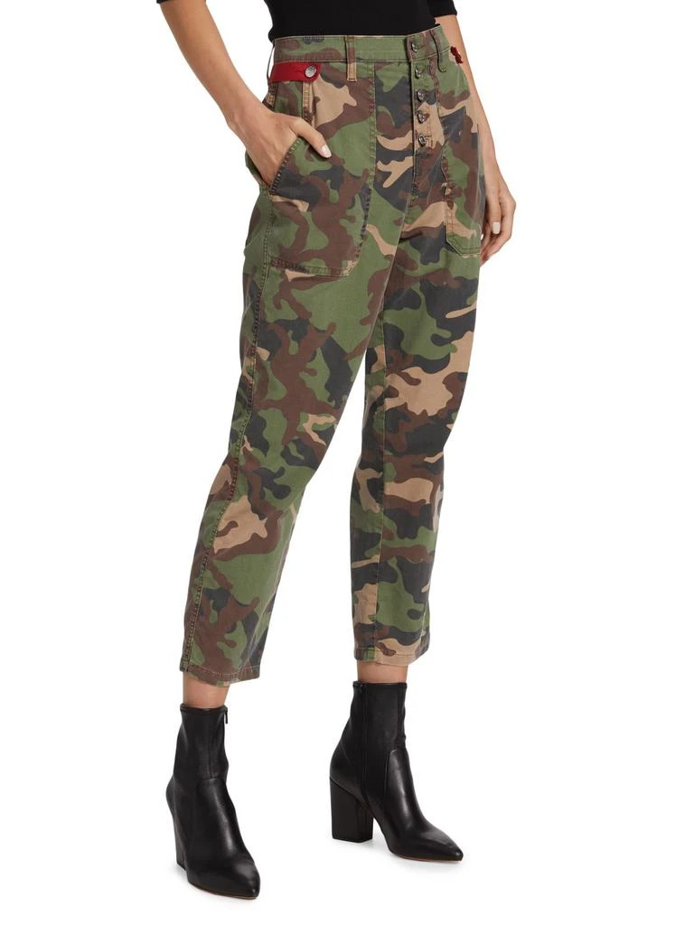 商品VERONICA BEARD|Arya Camo Straight-Leg Pants,价格¥950,第3张图片详细描述
