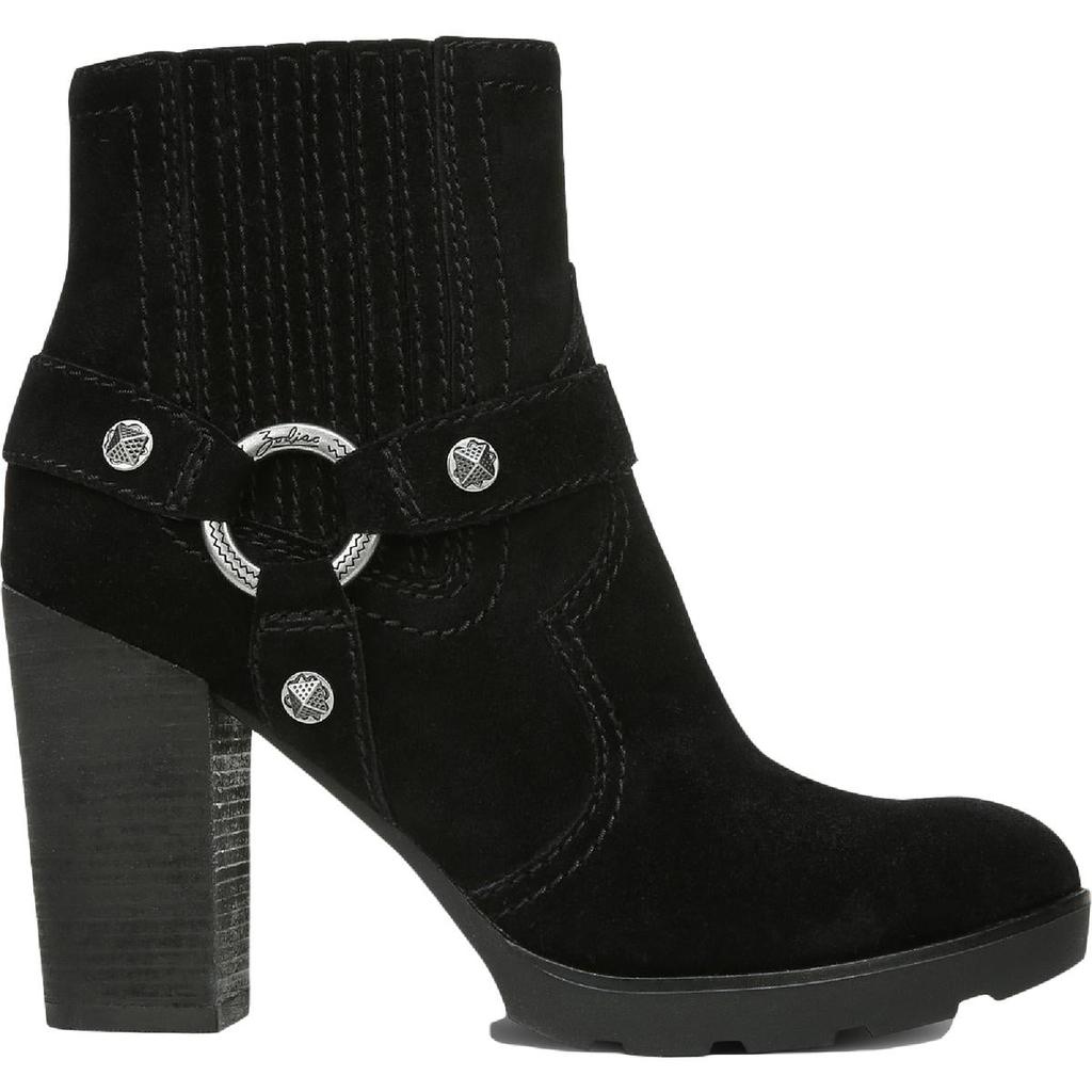 Aidan Womens Leather Heels Ankle Boots商品第2张图片规格展示