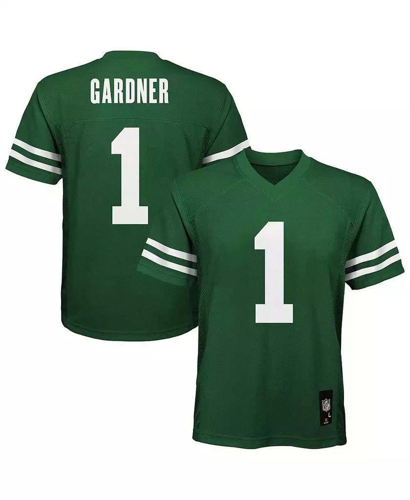 商品Outerstuff|Big Boys and Girls Ahmad Sauce Gardner Green New York Jets Replica Player Jersey,价格¥478,第1张图片