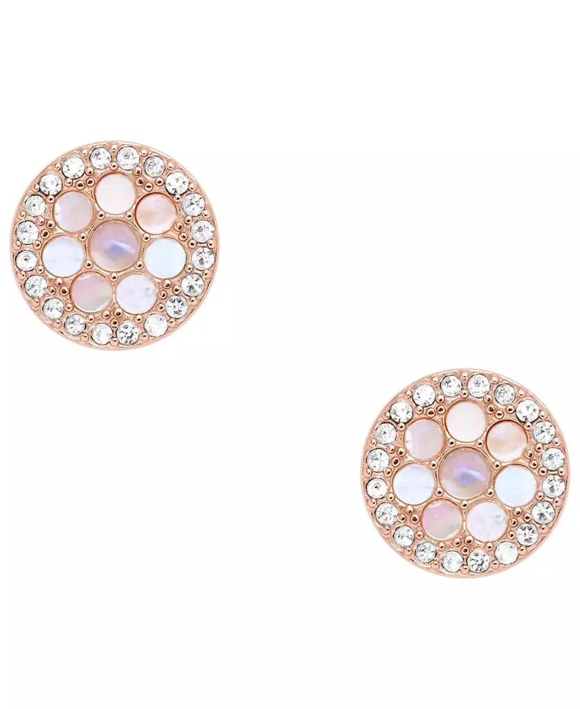 商品Fossil|Val Mosaic Mother of Pearl Stud Earring,价格¥414,第1张图片